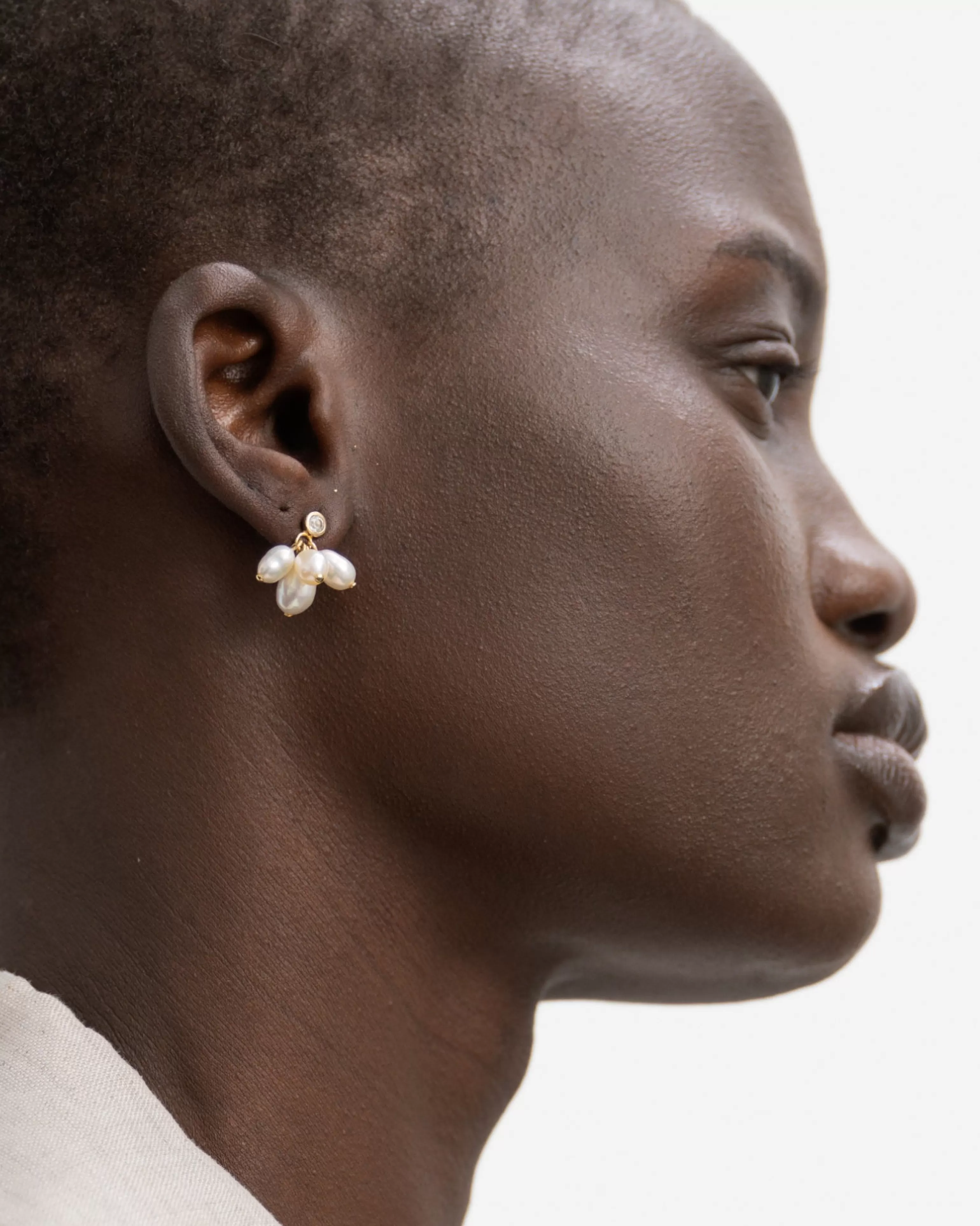 BRUNA The Label Studs | Perlen^Airelles Studs 18k Gold Vermeil & Perlen