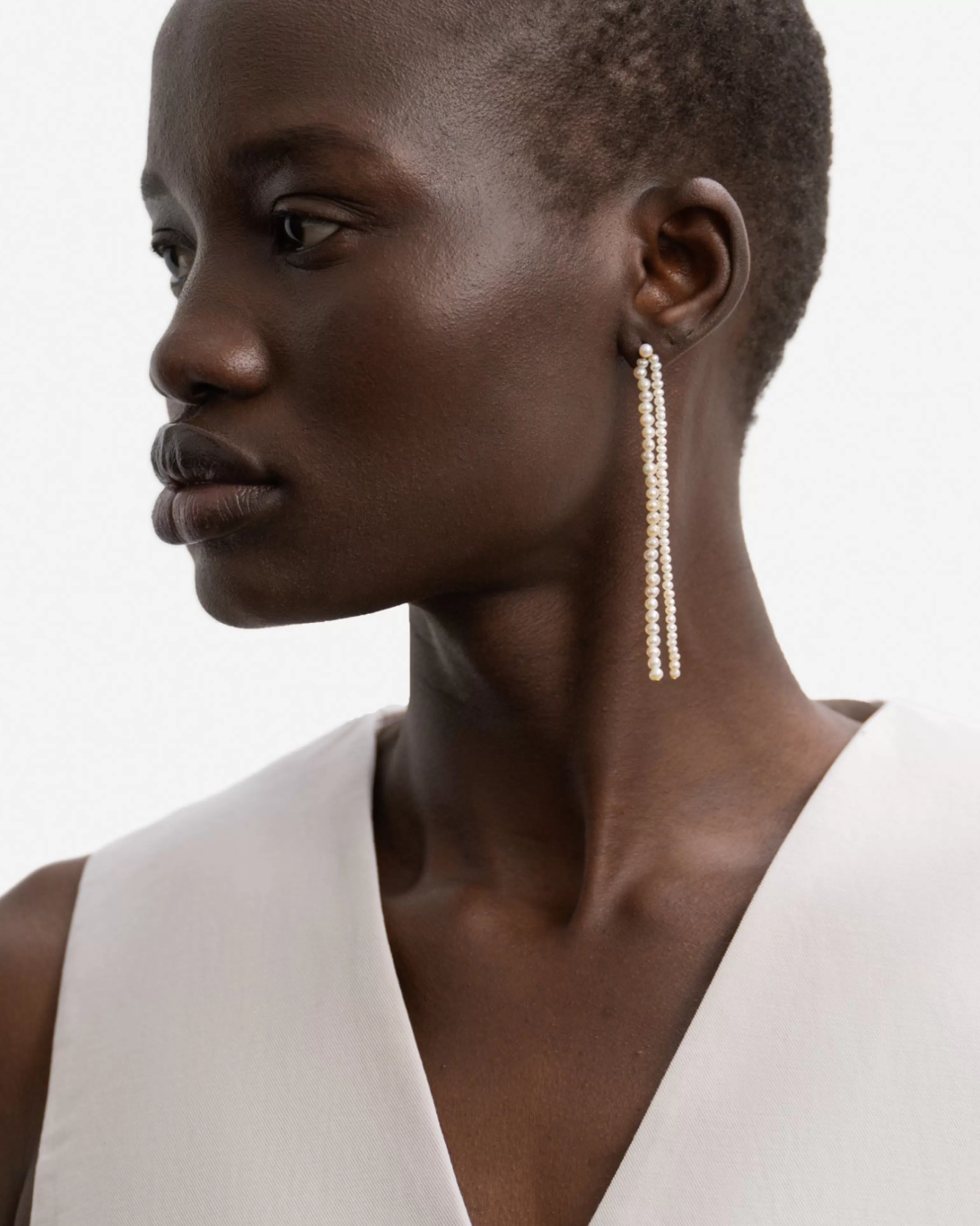 BRUNA The Label Perlen | Drop^Allegro Earrings 18k Gold Vermeil & Perlen