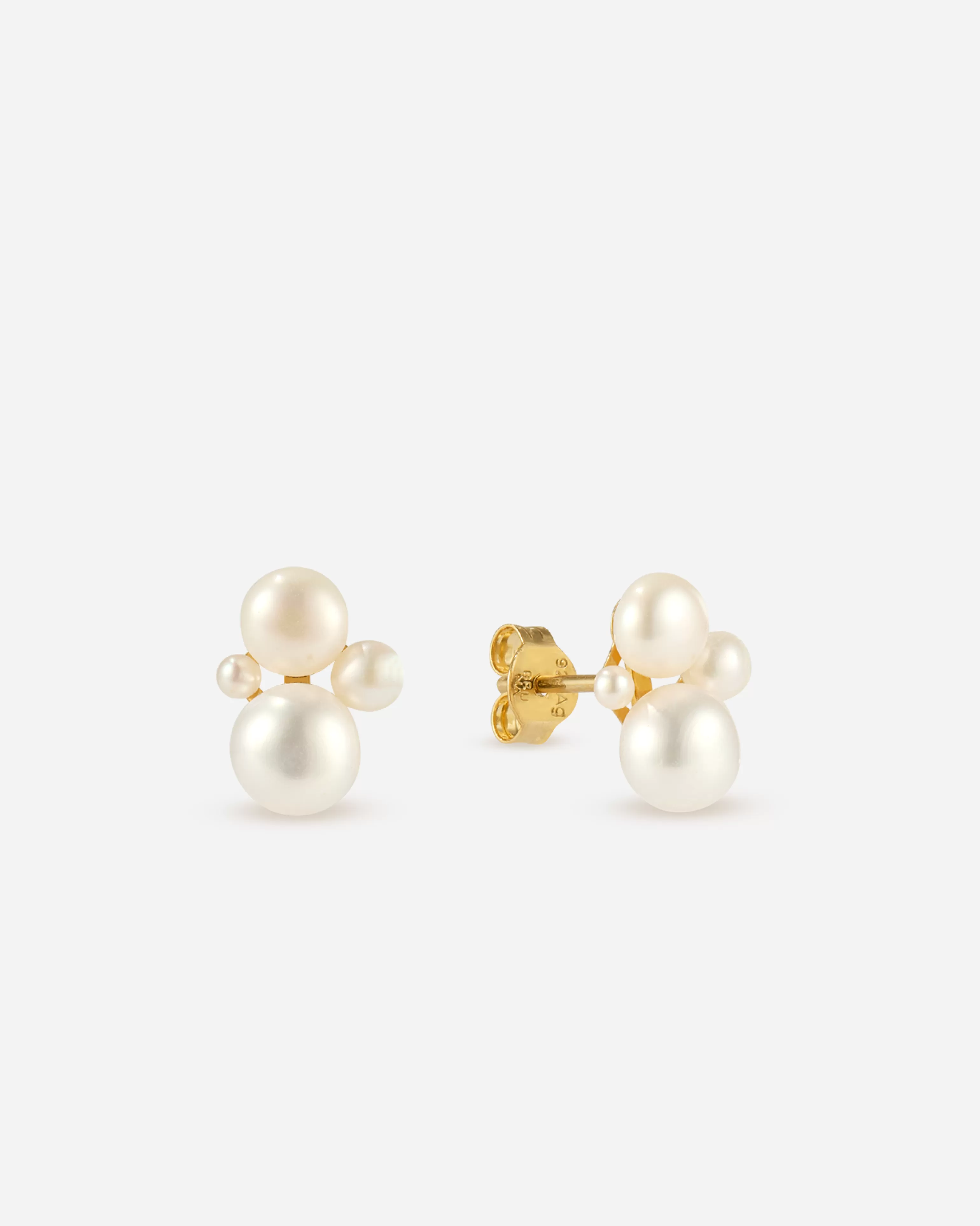 BRUNA The Label Studs | Perlen^Amboise Studs 18k Gold Vermeil & Perlen