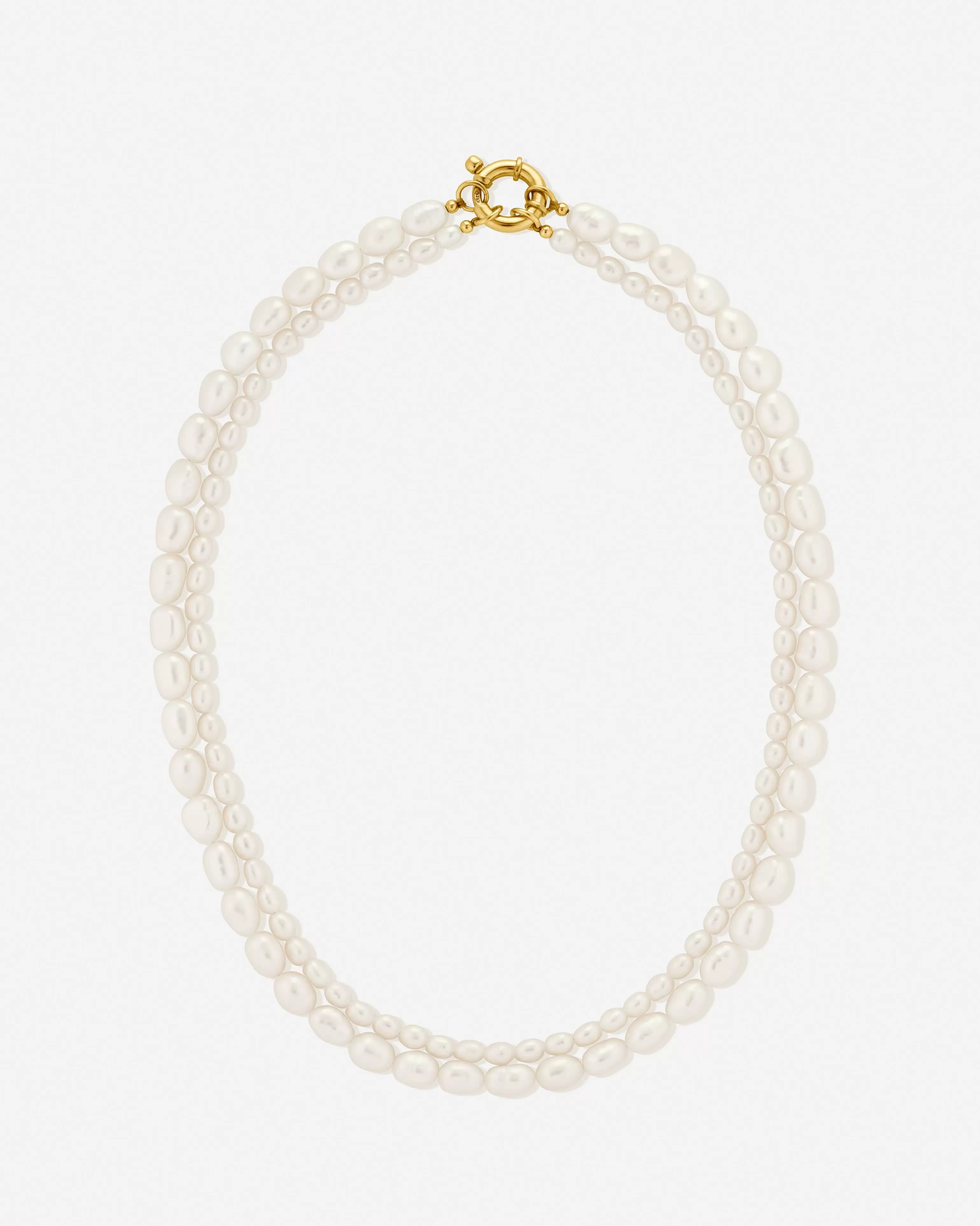 BRUNA The Label Perlen | Statement^Baia Necklace 18k Gold Vermeil & Perlen