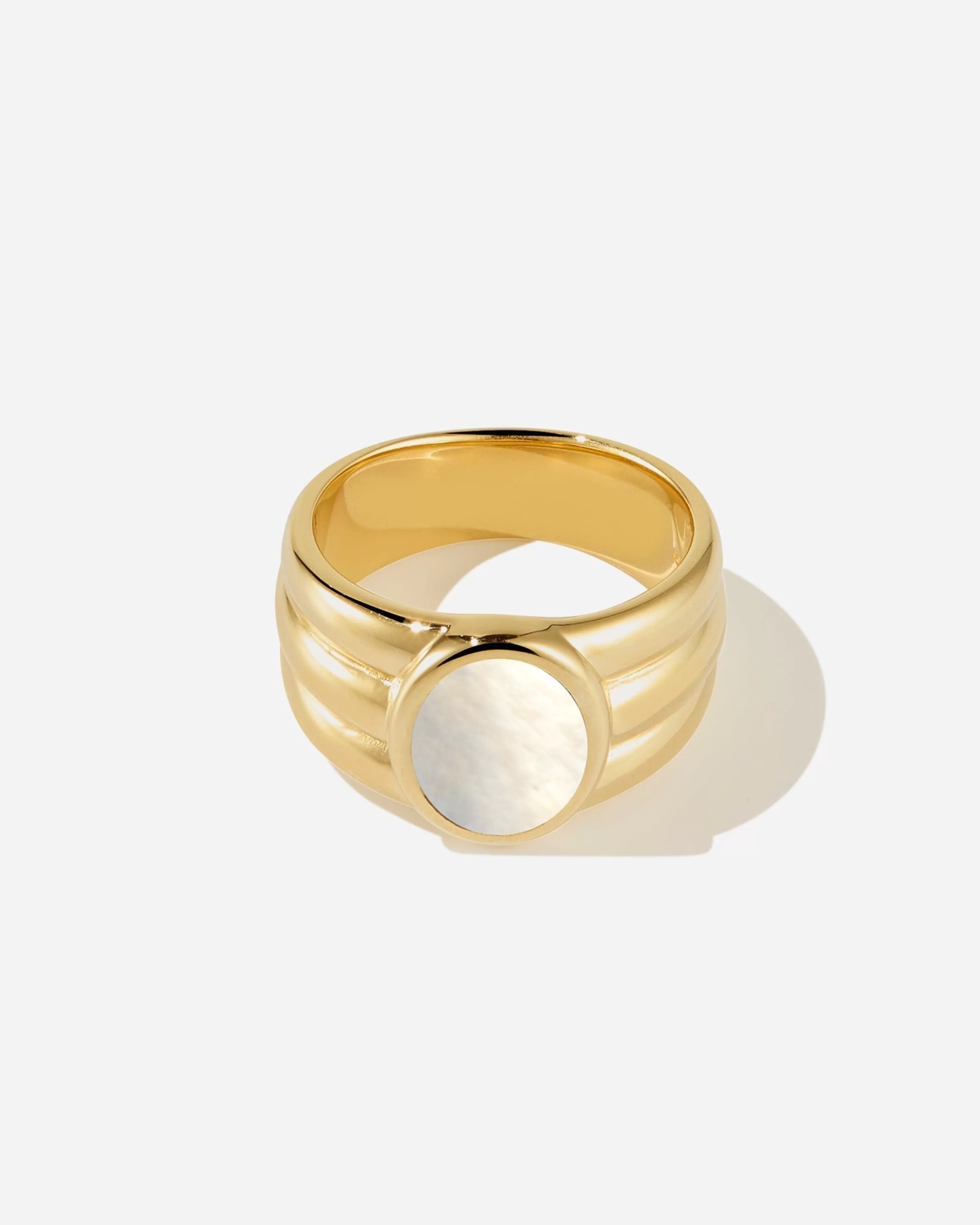 BRUNA The Label Edelsteine | Perlen^Benevento Pearl Ring 18k Gold Vermeil & Perlen