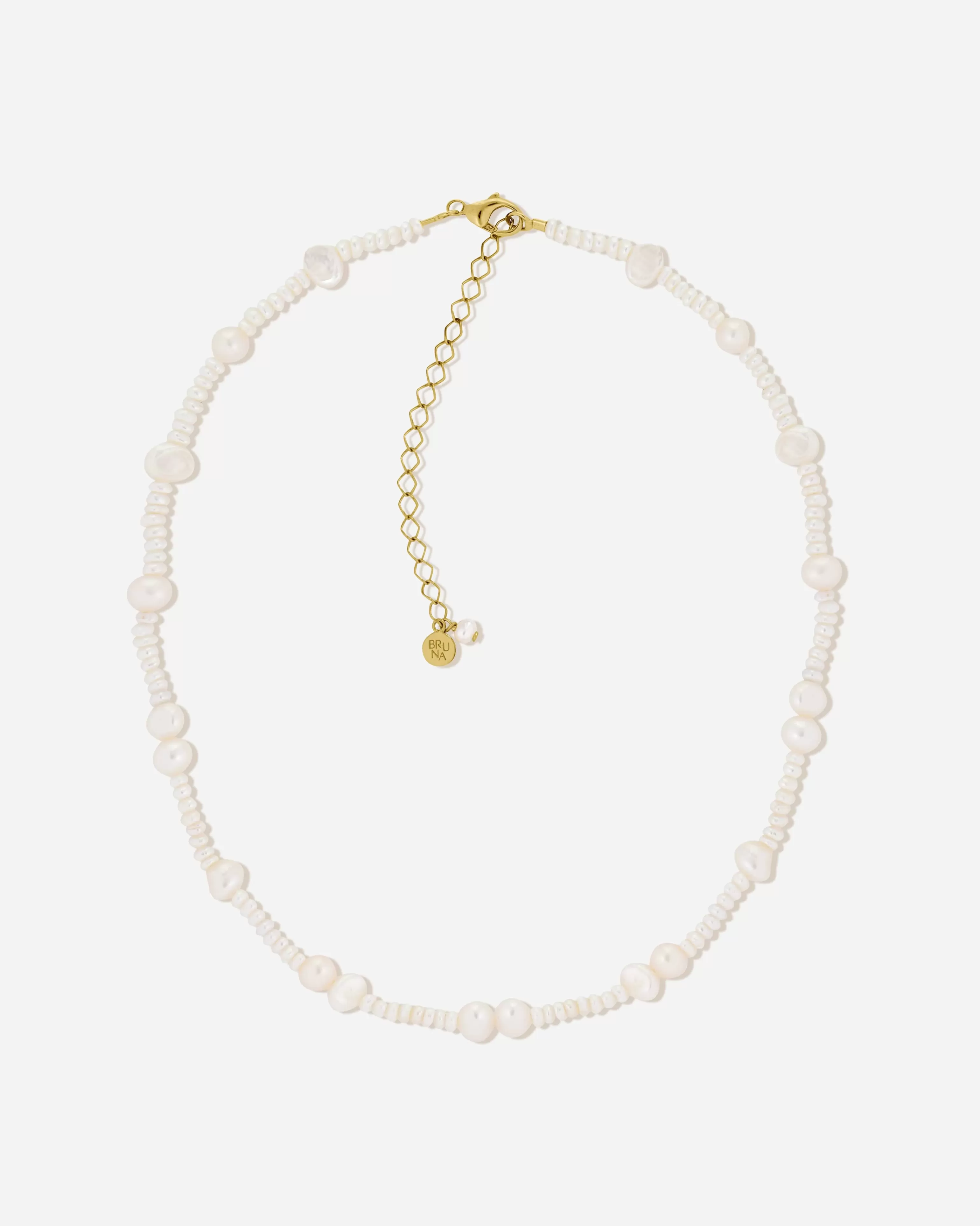 BRUNA The Label Perlen | Choker^Borchia Choker 18k Gold Vermeil & Perlen