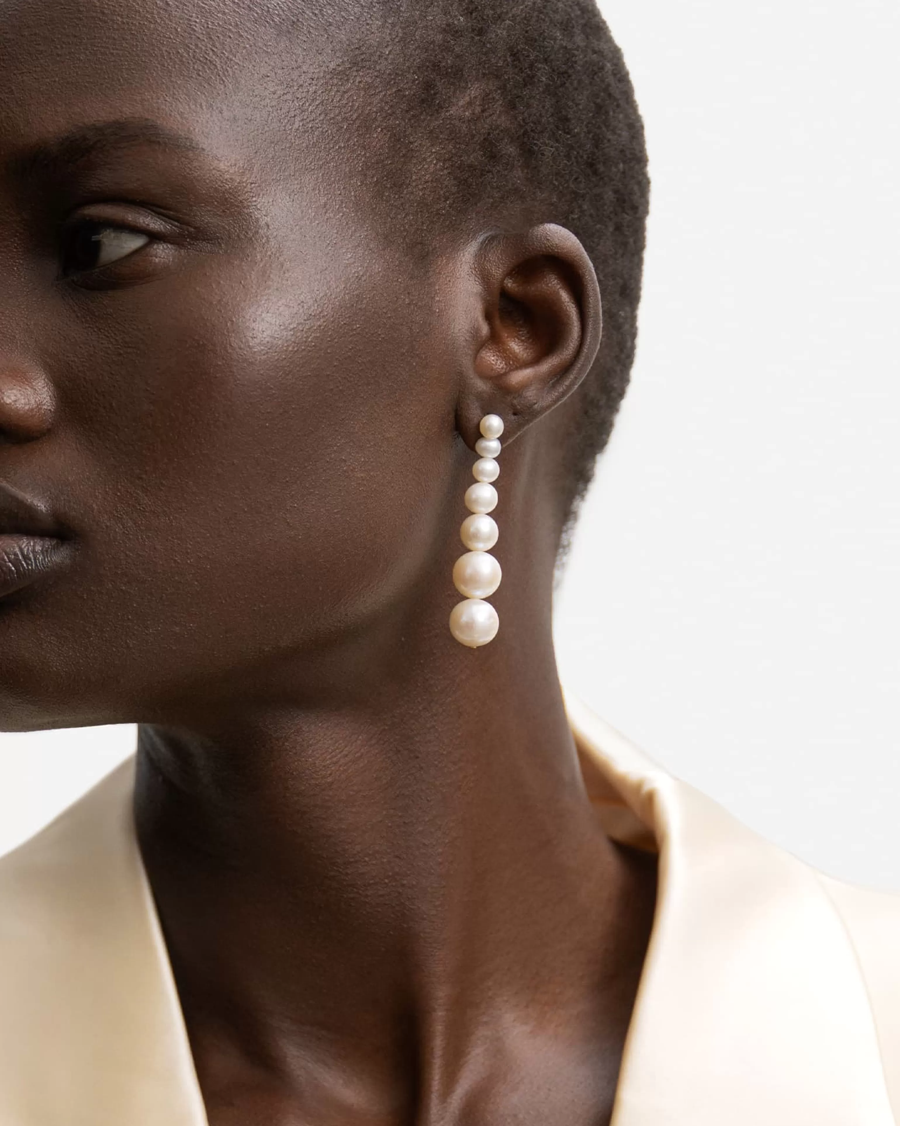 BRUNA The Label Drop | Perlen^Cassis Earrings 18k Gold Vermeil & Perlen