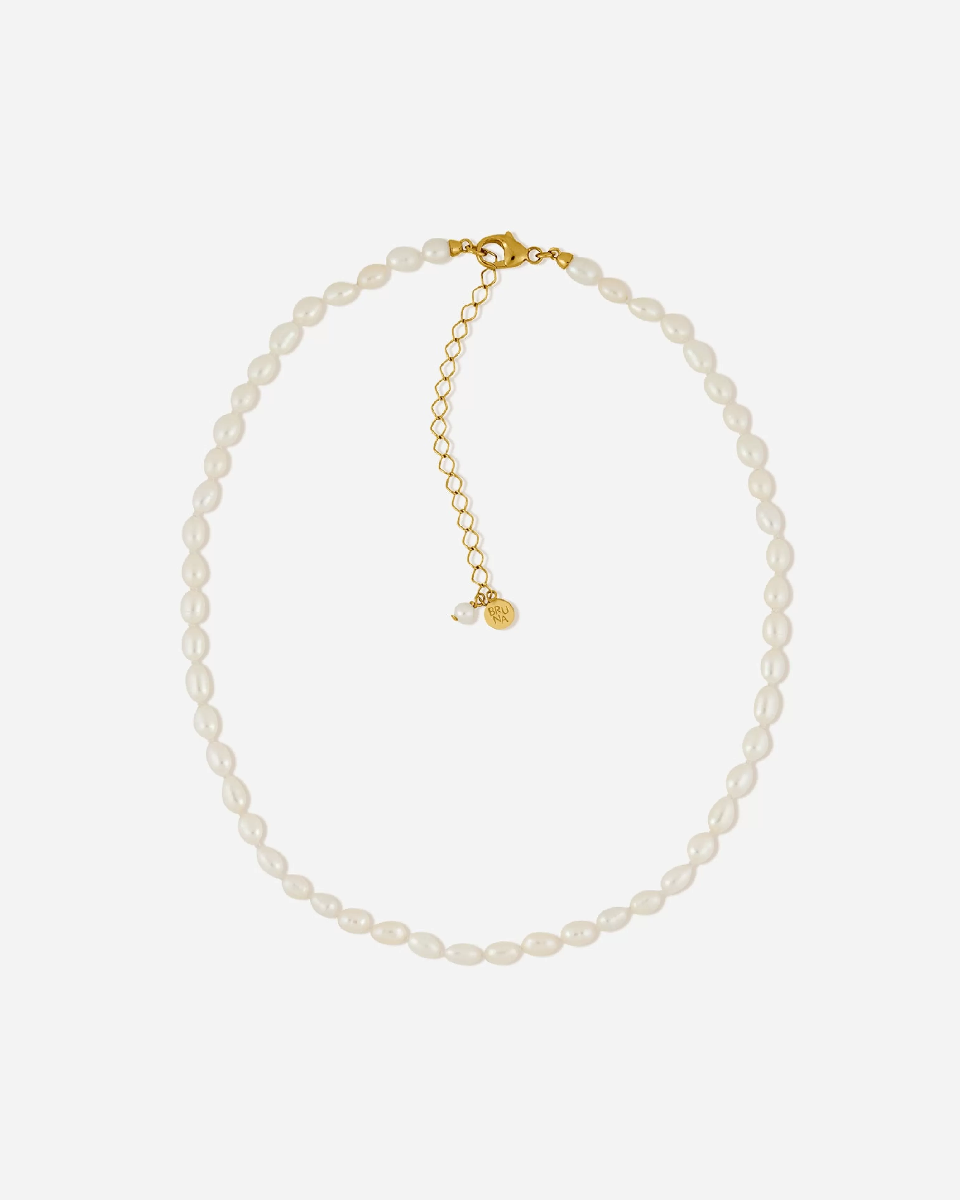 BRUNA The Label Perlen | Choker^Catania Choker 18k Gold Vermeil & Perlen