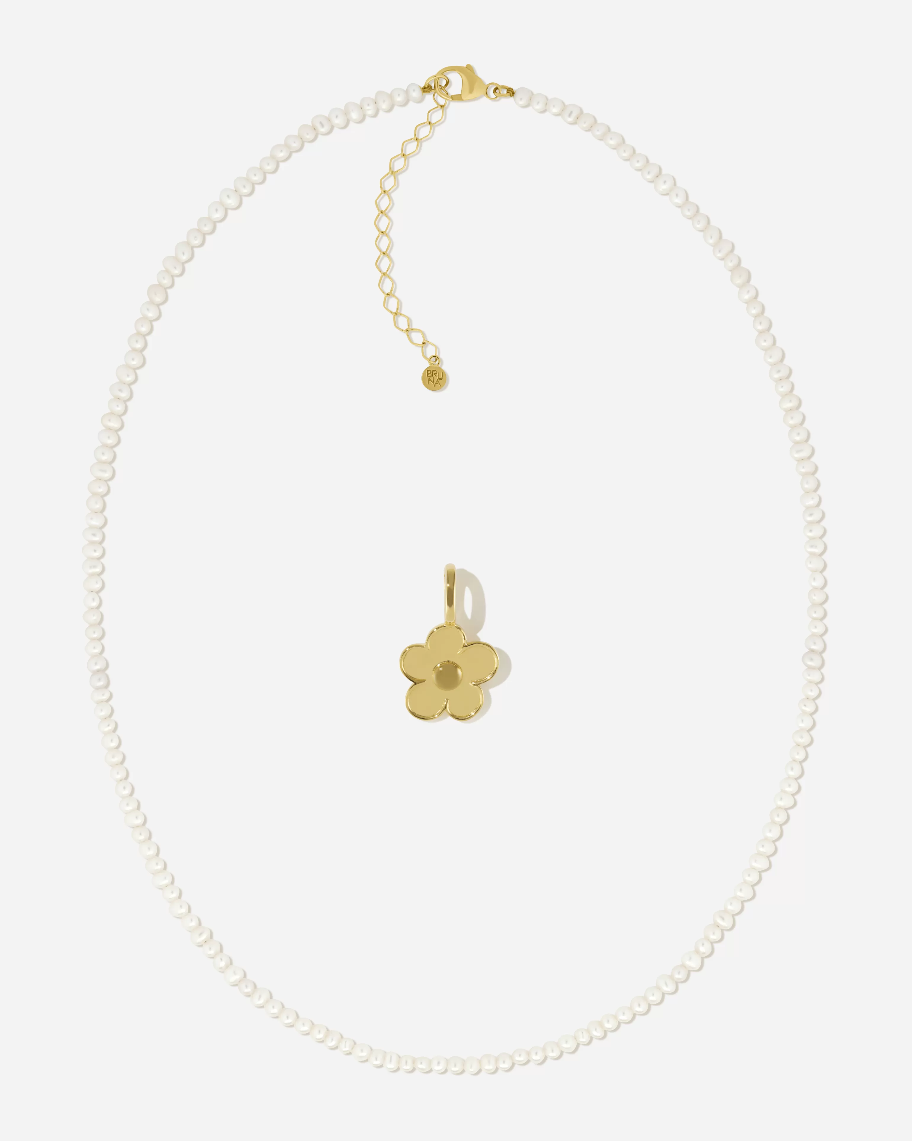 BRUNA The Label Perlenschmuck^Chantilly Set 18k Gold Vermeil