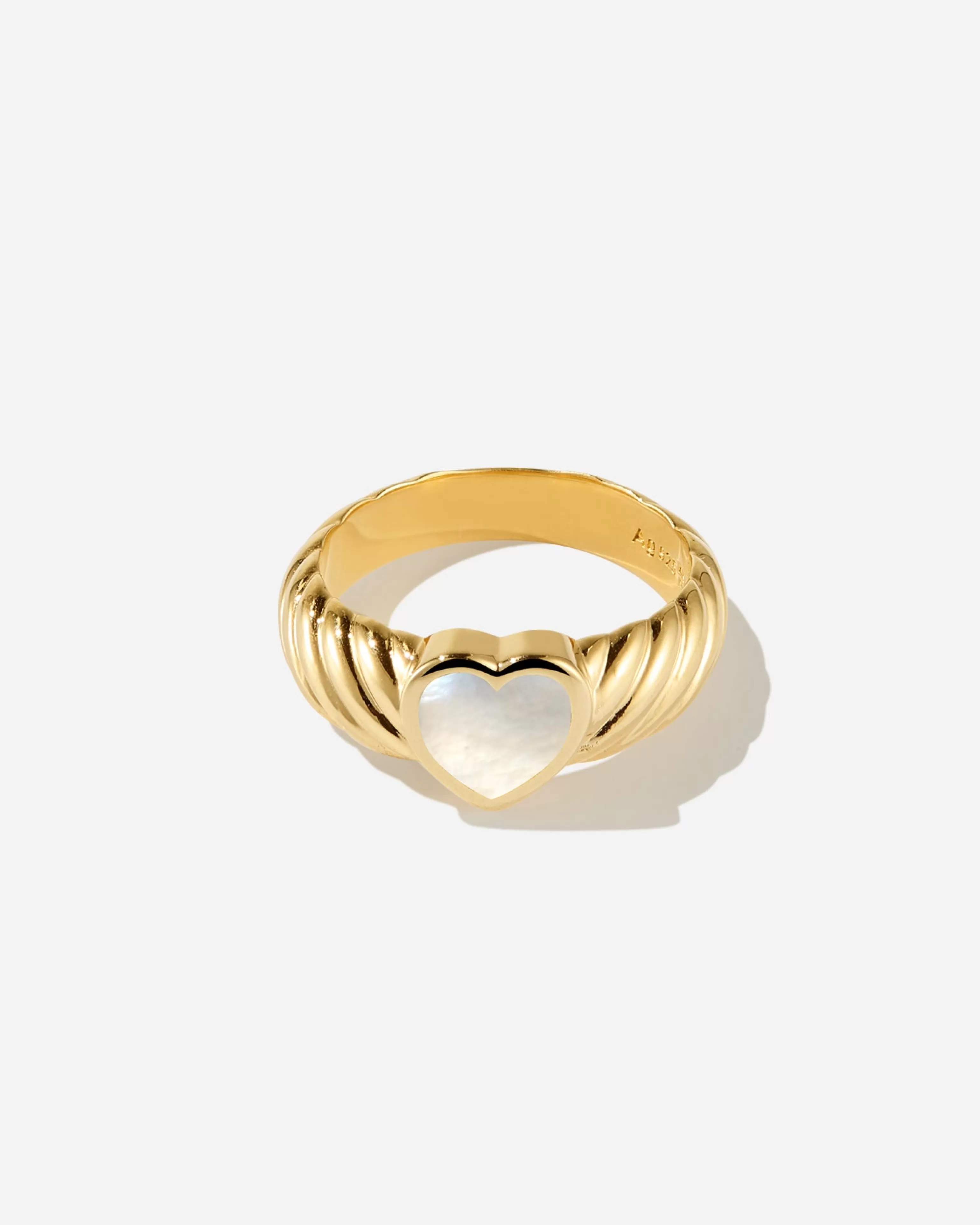 BRUNA The Label Stacking-Ringe | Edelsteine^Corvina Pearl Ring 18k Gold Vermeil & Perlen