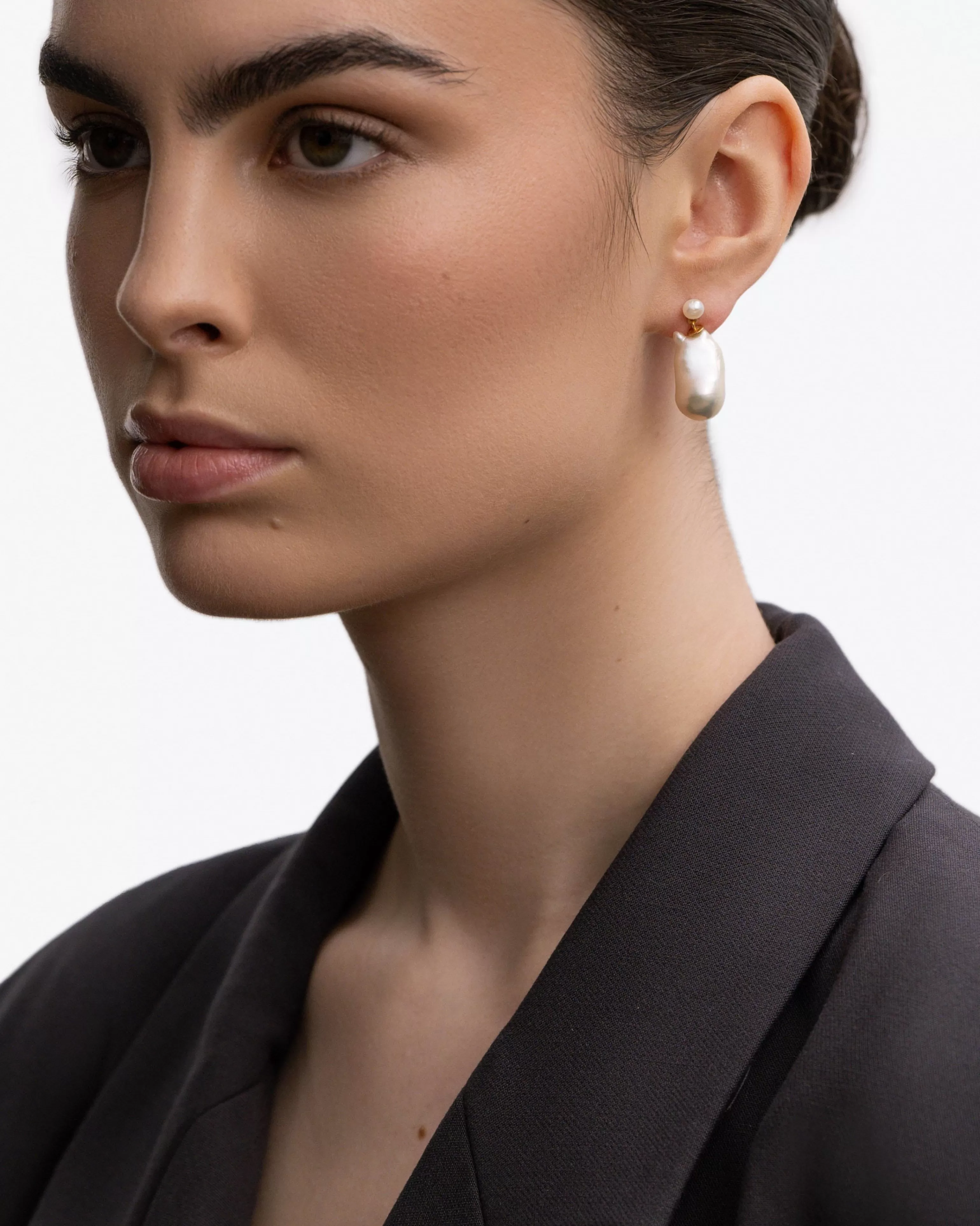 BRUNA The Label Perlen^Genova 14k Gold Earrings 14k Gelbgold & Perlen