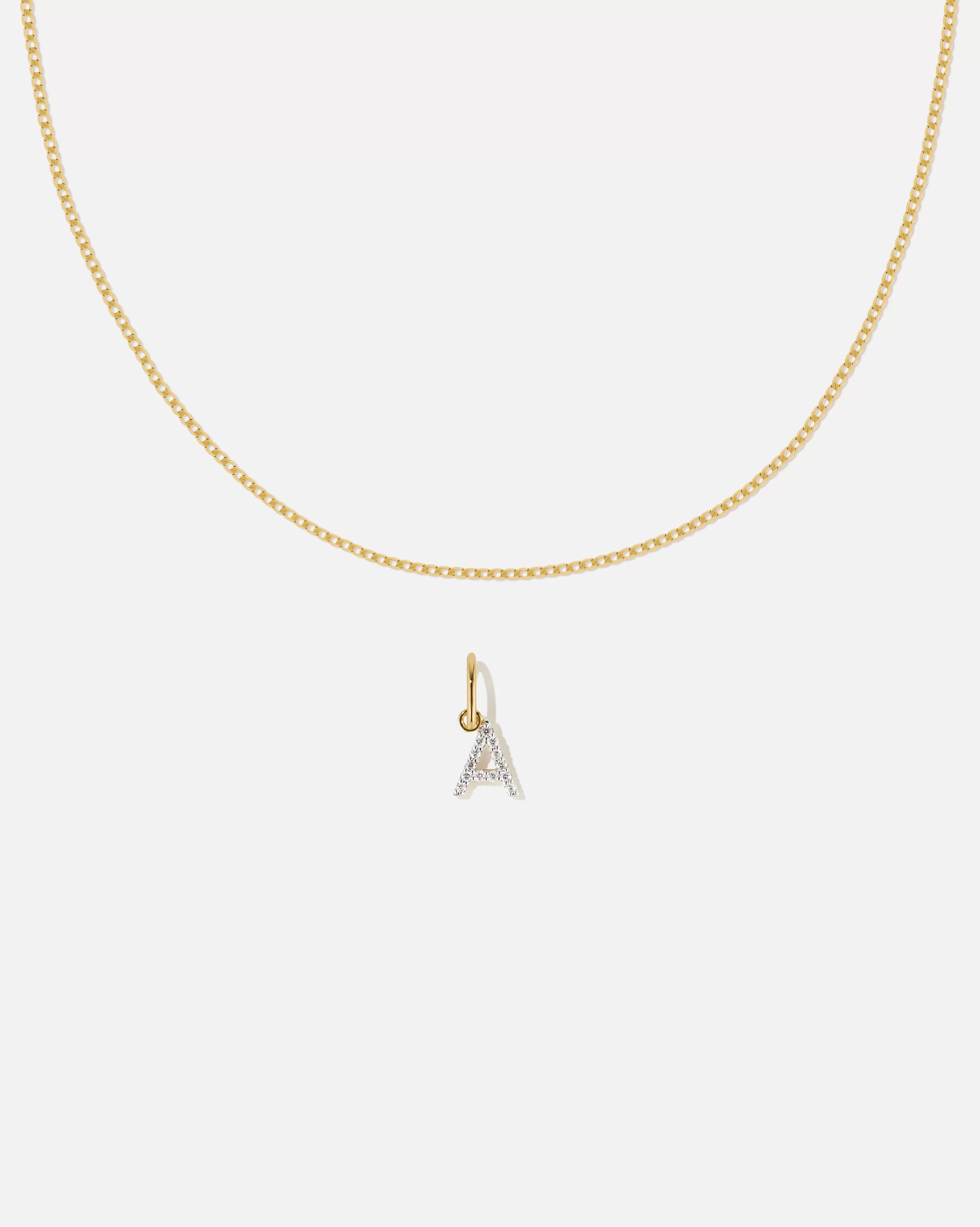 BRUNA The Label Filigraner Schmuck | Charms^Lab-Grown Diamond Letter And Lyon Necklace Set