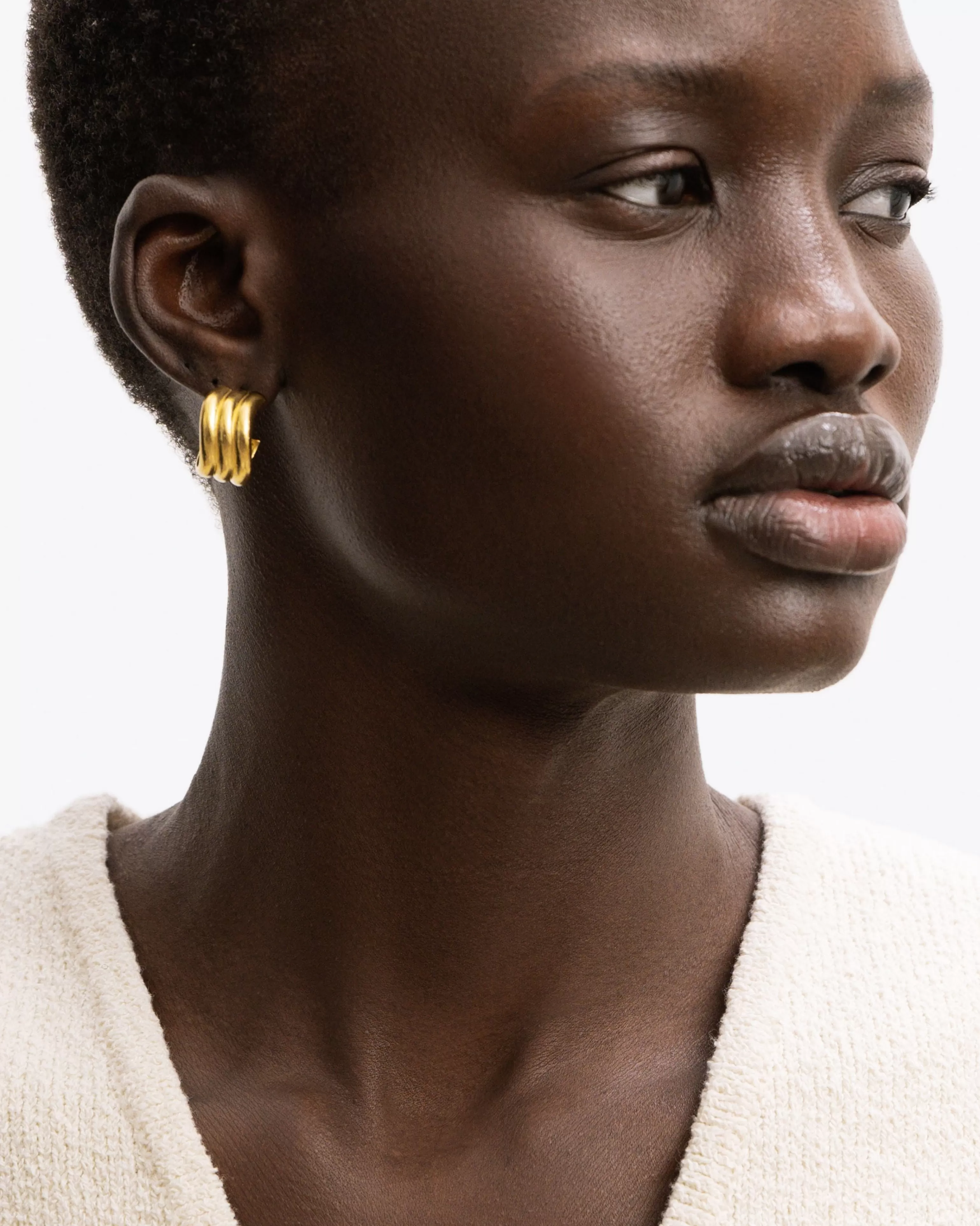 BRUNA The Label Creolen^Marea Earrings 18k Gold Vermeil