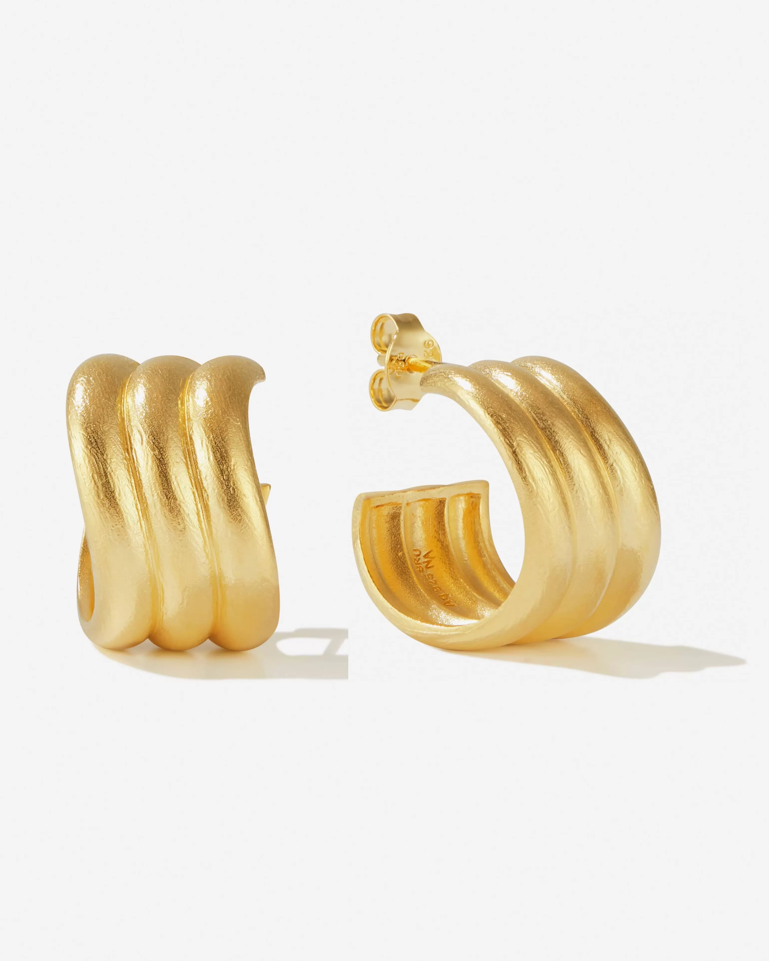 BRUNA The Label Creolen^Marea Earrings 18k Gold Vermeil