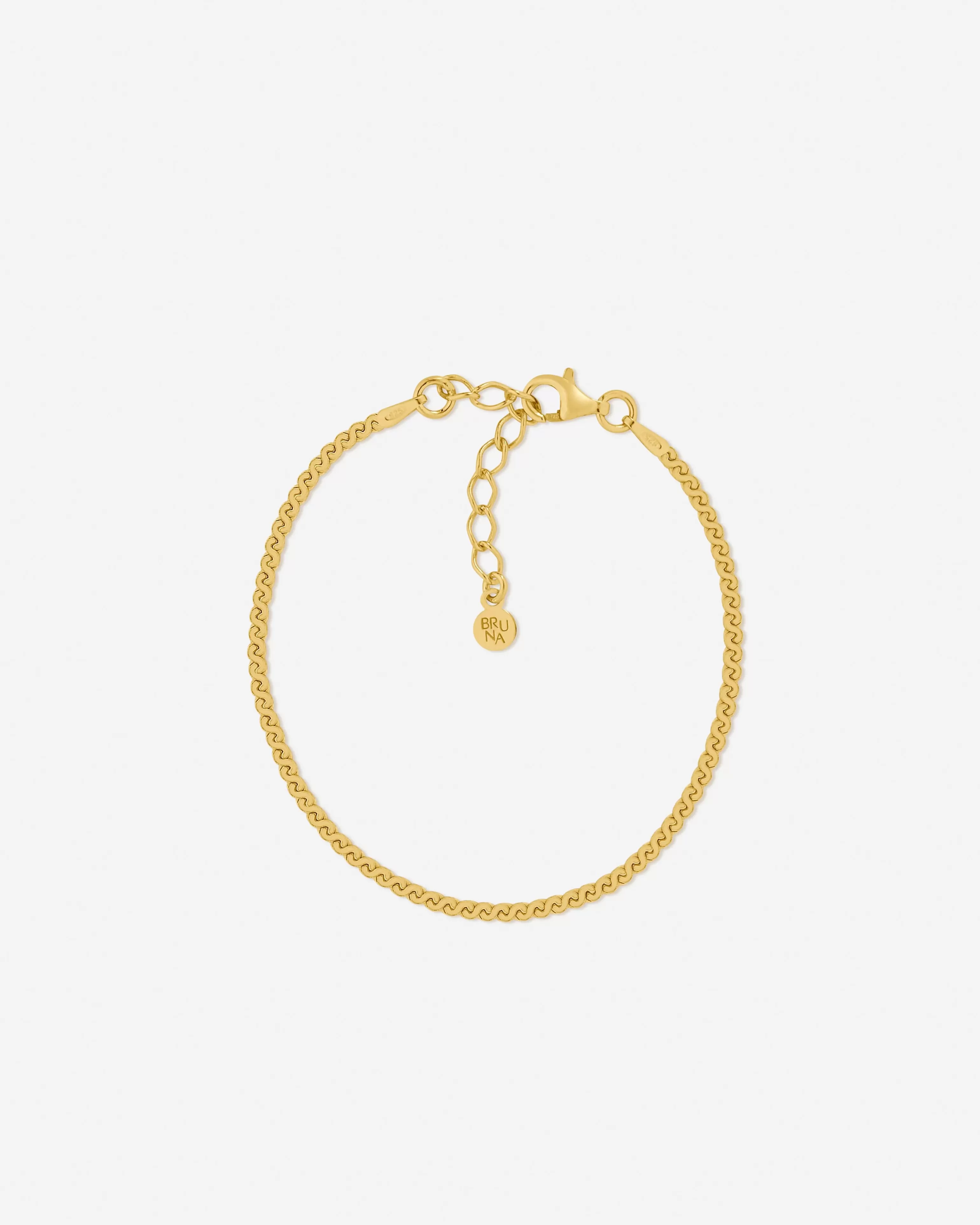 BRUNA The Label Filigran | Chains^Modena Bracelet 18k Gold Vermeil