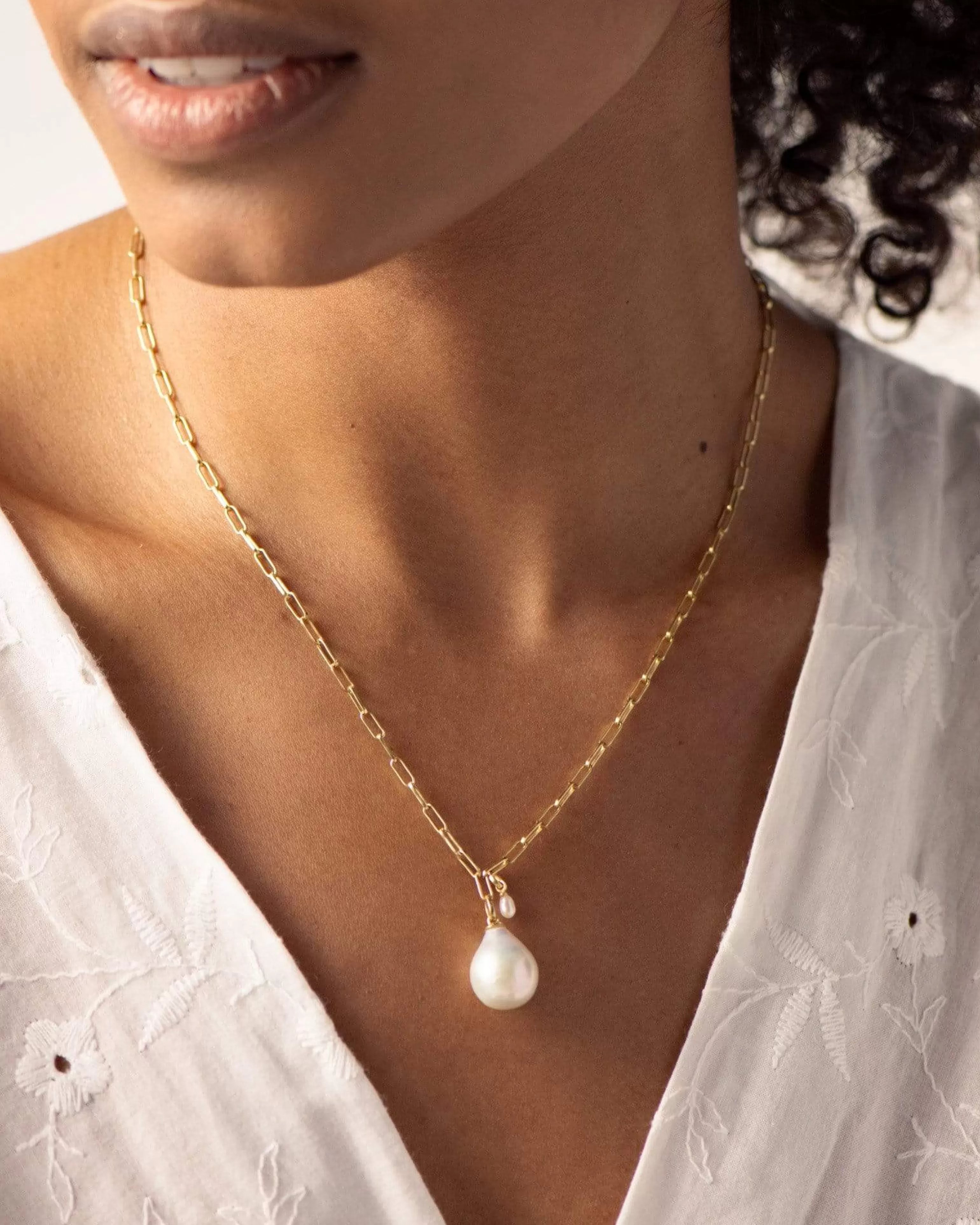 BRUNA The Label Charms | Perlen^Montpellier Necklace 18k Gold Vermeil & Perlen