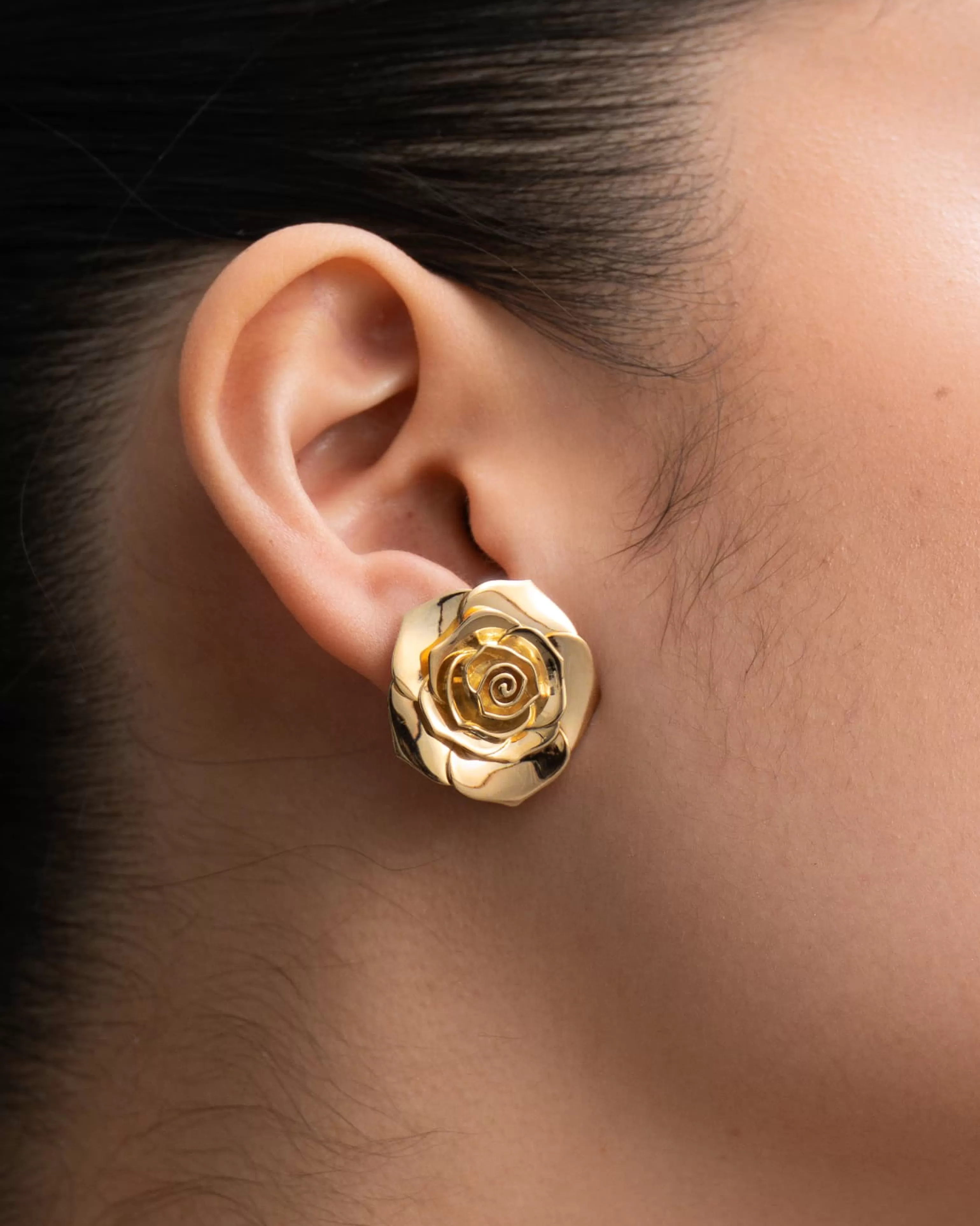 BRUNA The Label Studs^Rose Large Earrings