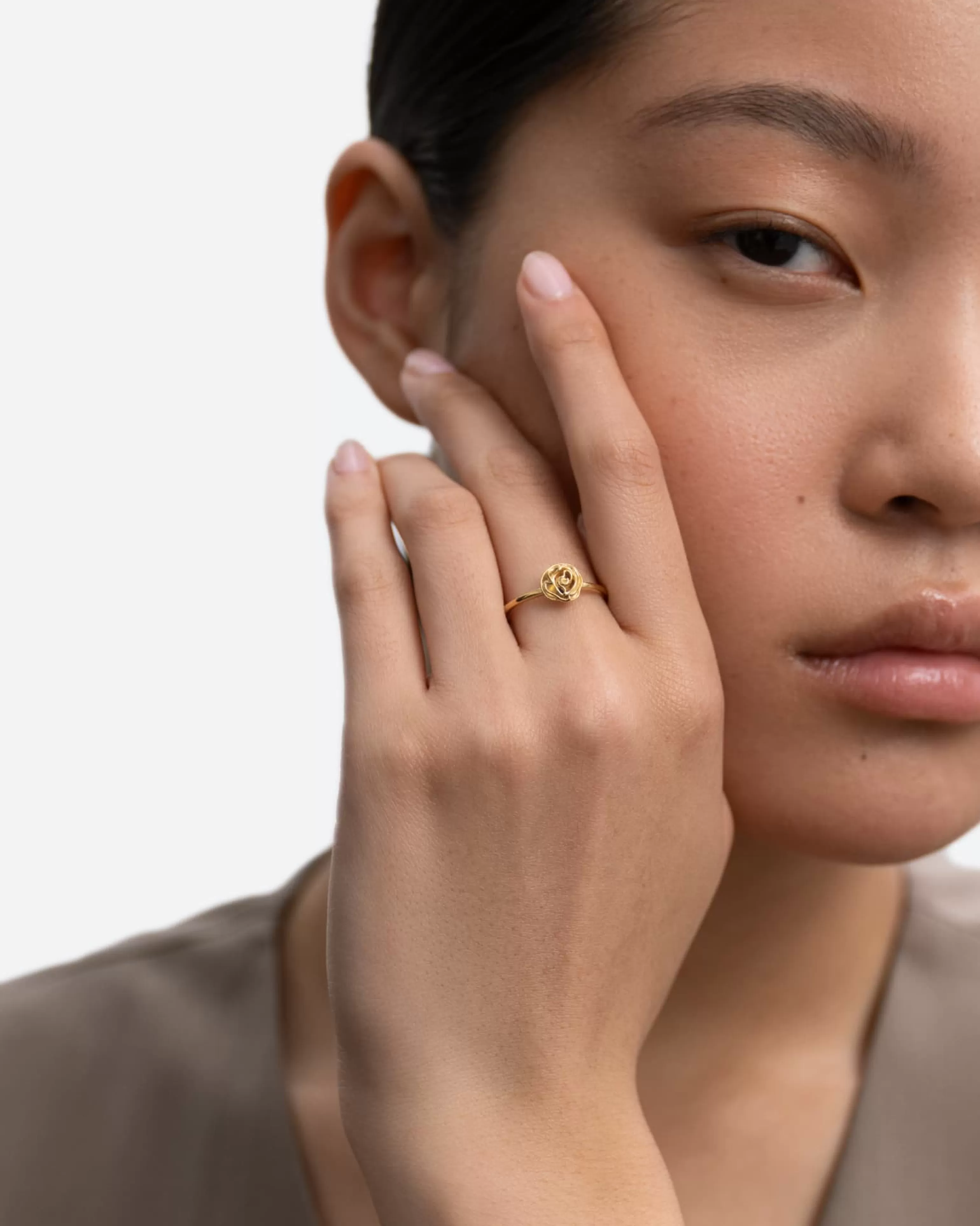 BRUNA The Label Stacking-Ringe | Filigran^Rose Ring