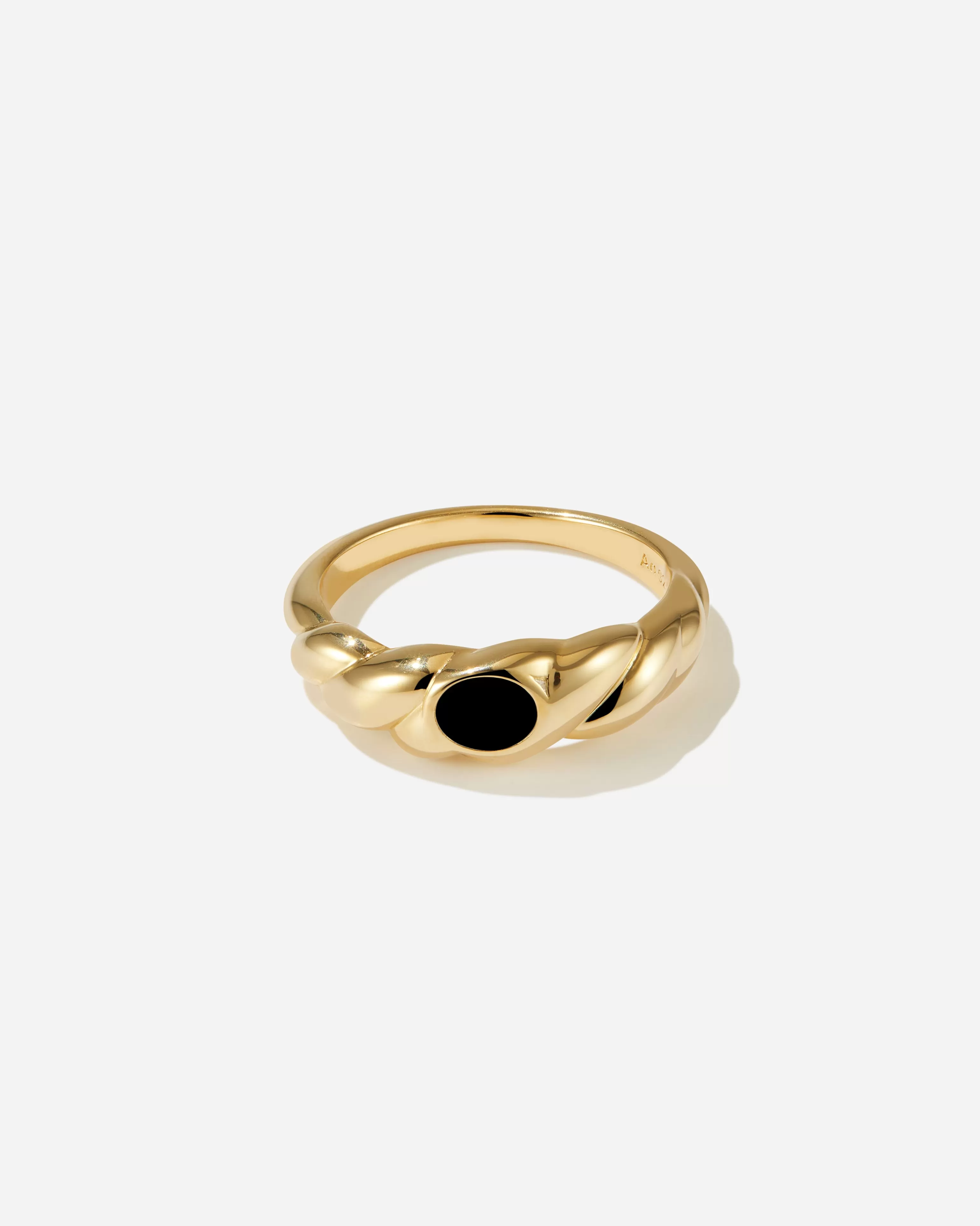 BRUNA The Label Verlobung | Edelsteine^Roussillon Onyx Ring 18k Gold Vermeil