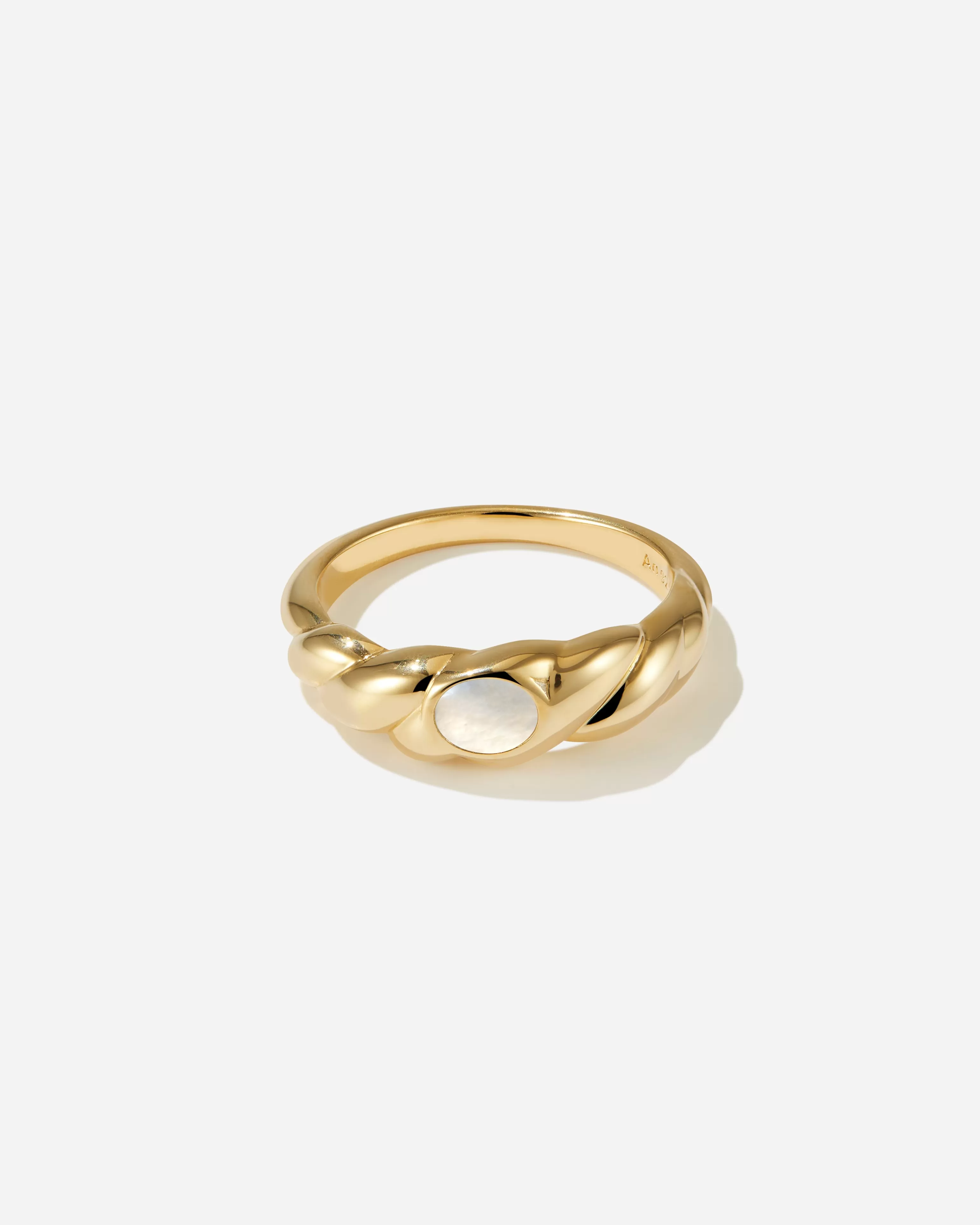 BRUNA The Label Verlobung | Perlen^Roussillon Pearl Ring 18k Gold Vermeil & Perlen