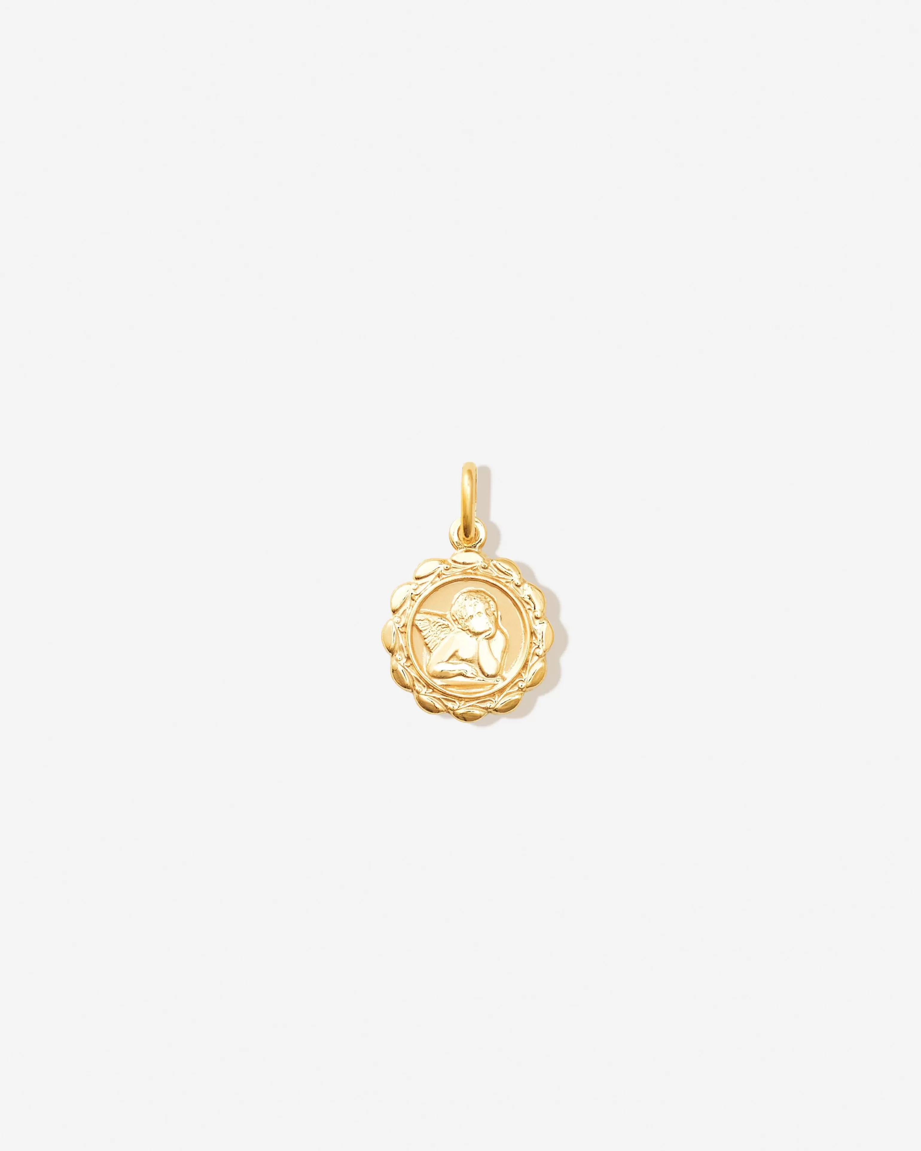 BRUNA The Label Kettenanhänger^Saint 14k Gold Charm 14k Gelbgold