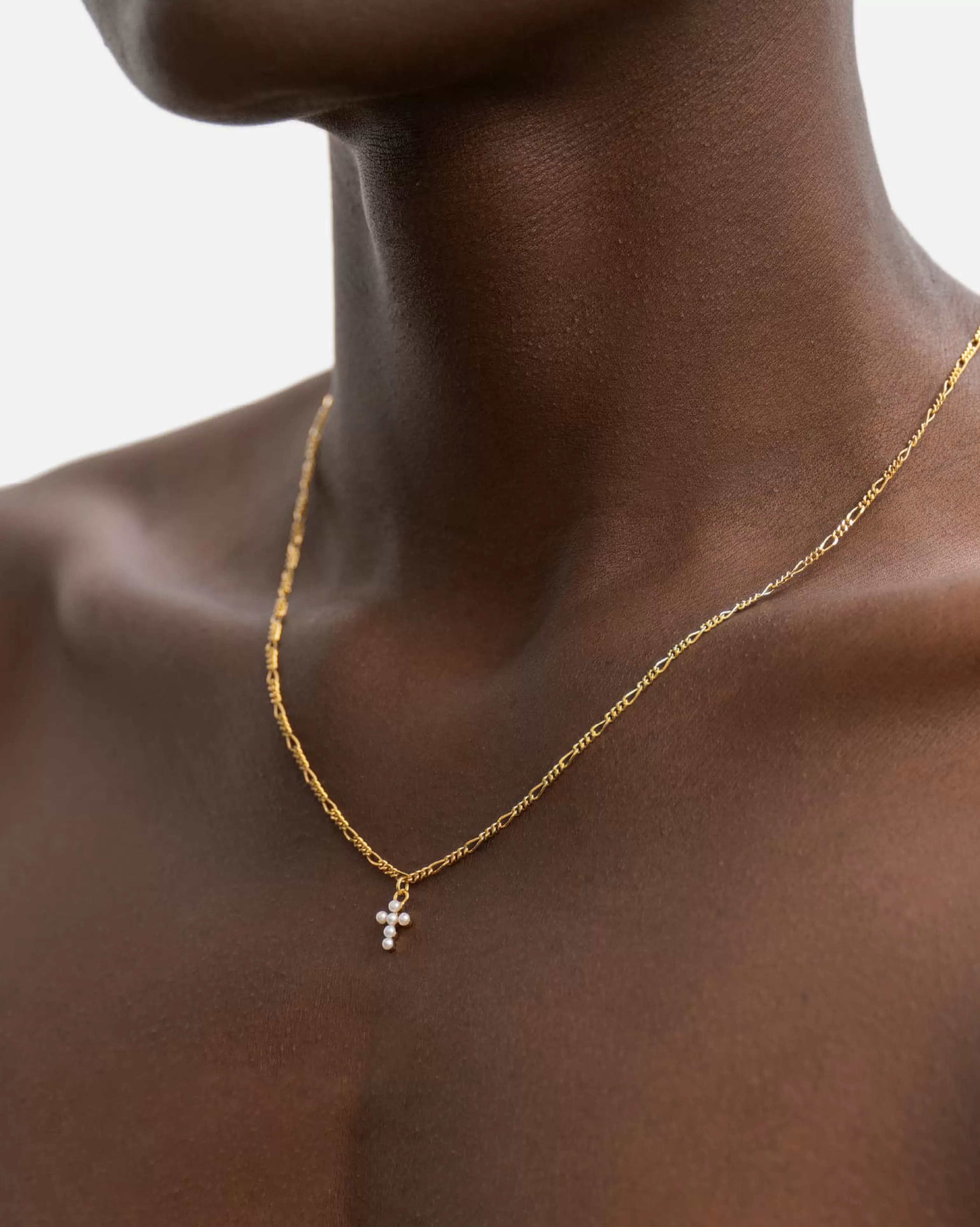 BRUNA The Label Charms | Perlen^Saint-Savin Necklace 18k Gold Vermeil & Perlen