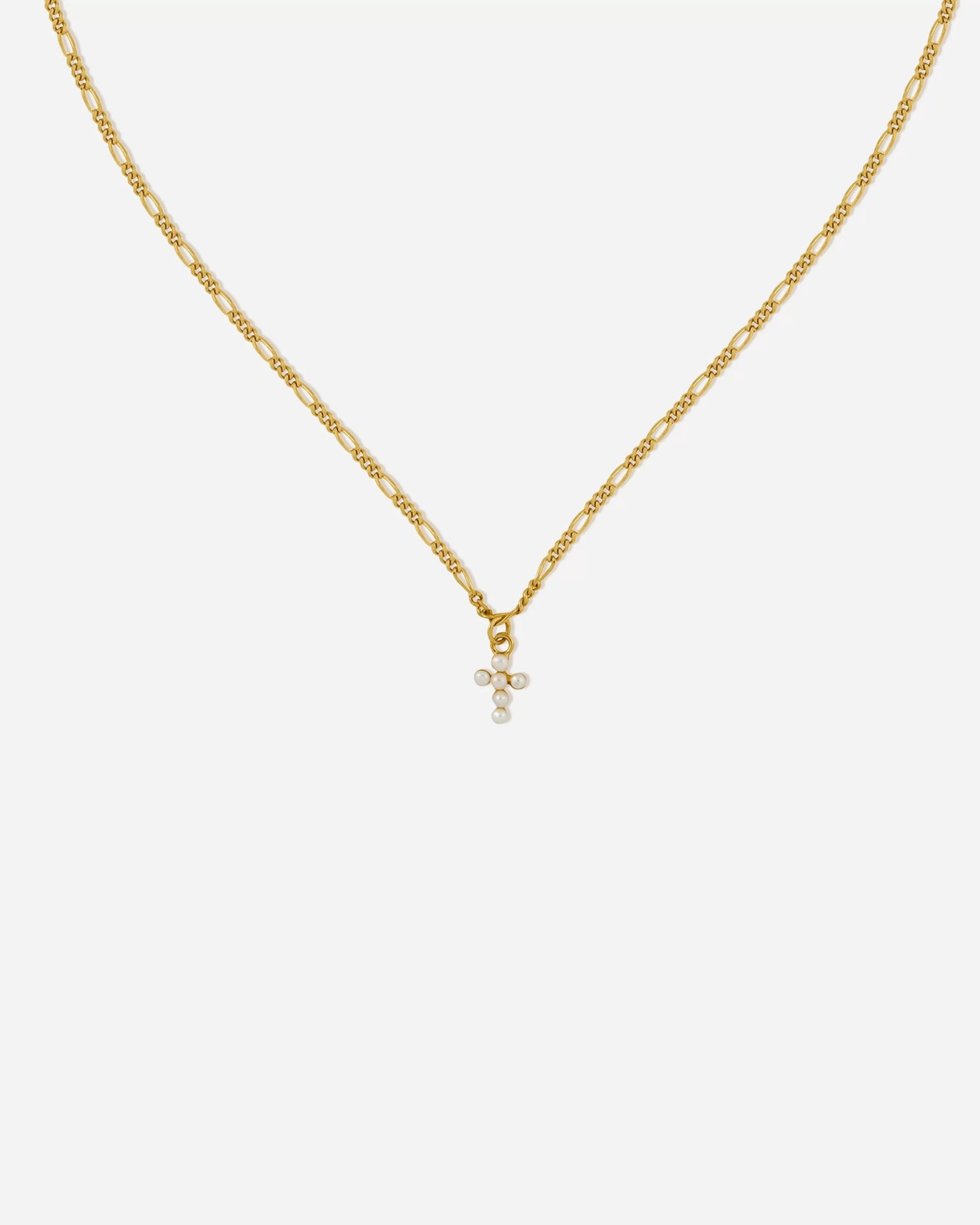 BRUNA The Label Charms | Perlen^Saint-Savin Necklace 18k Gold Vermeil & Perlen