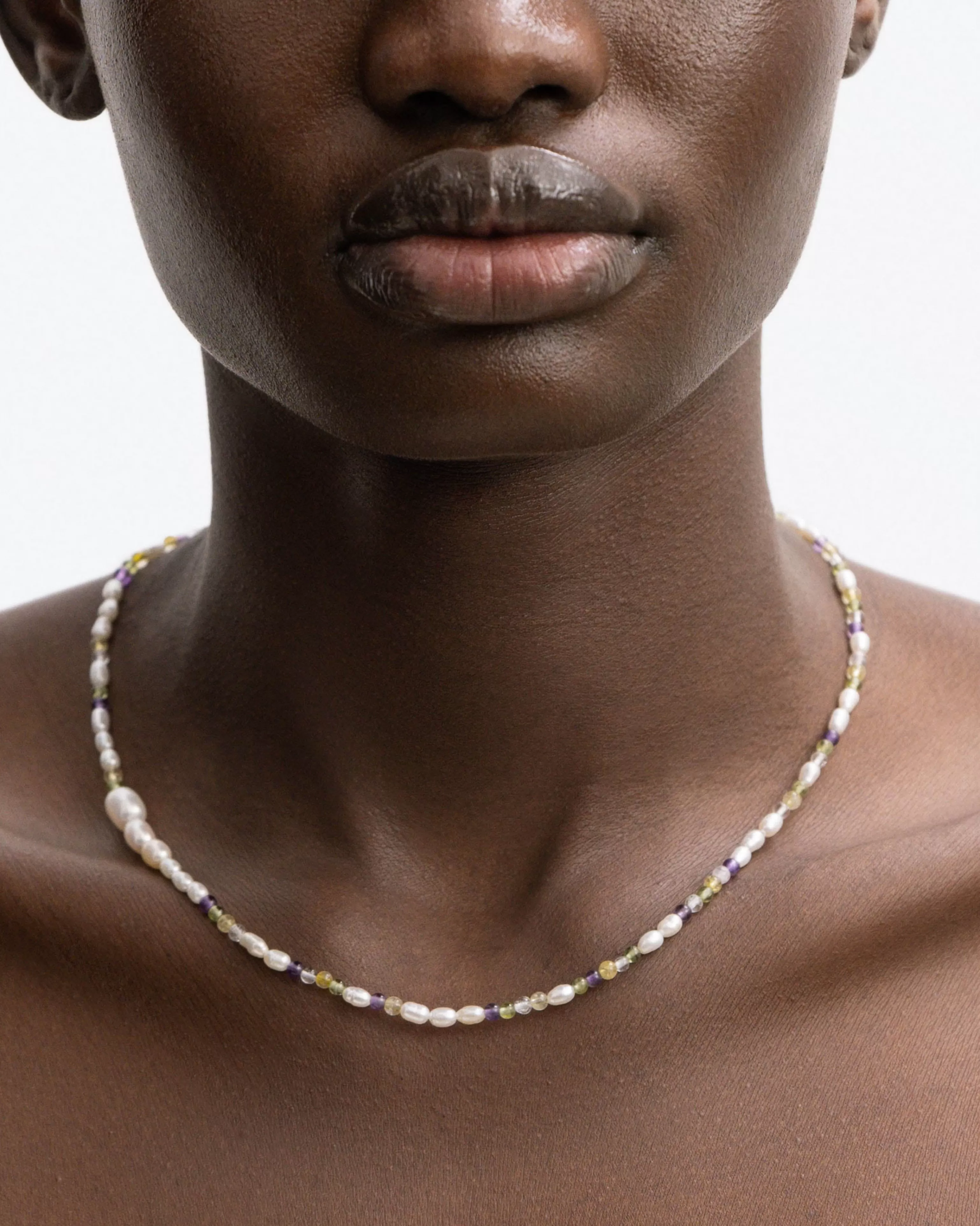 BRUNA The Label Bunt | Perlen^Sicily Necklace 18k Gold Vermeil & Perlen