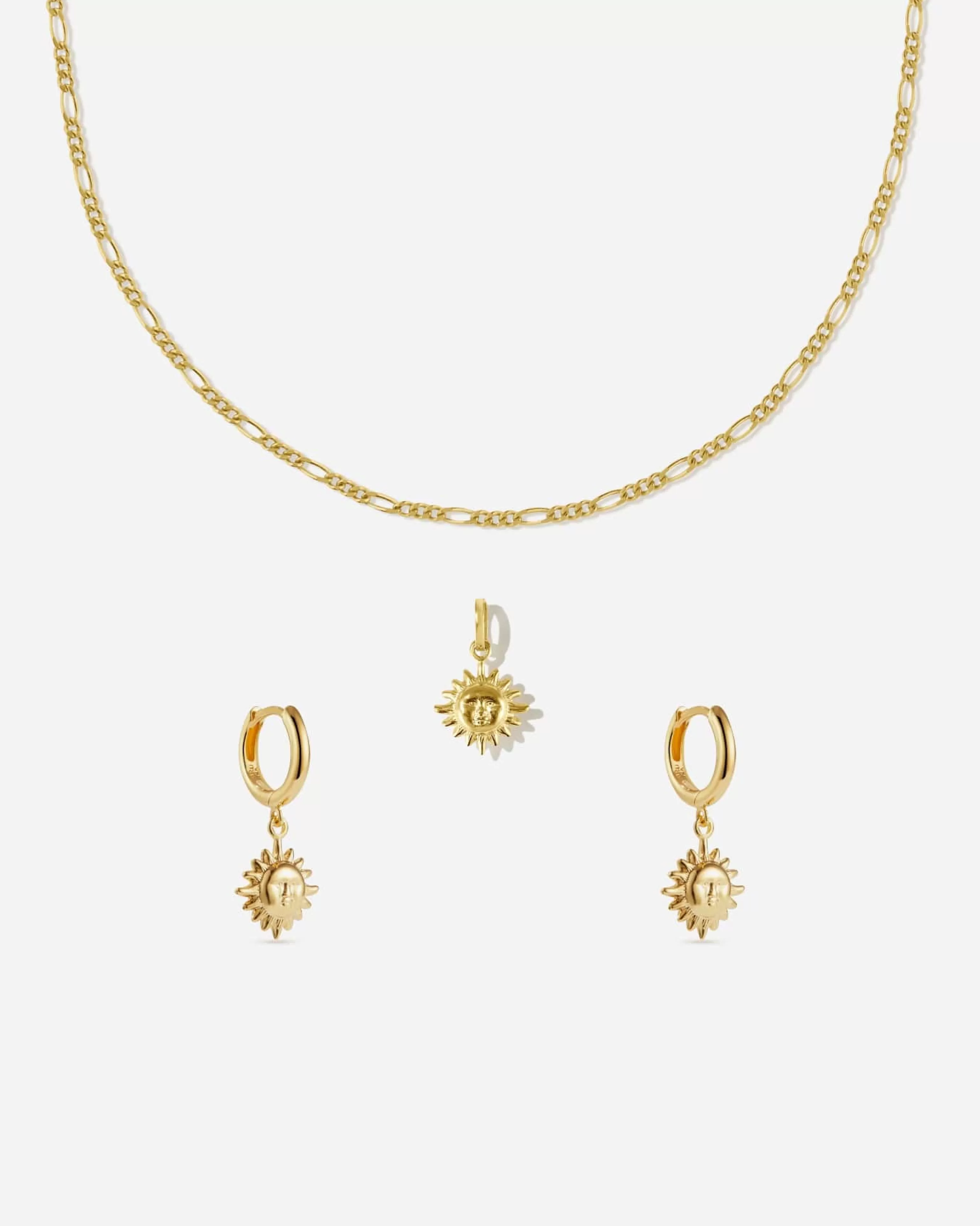 BRUNA The Label Sommerlicher Schmuck^Sun Set 18k Gold Vermeil