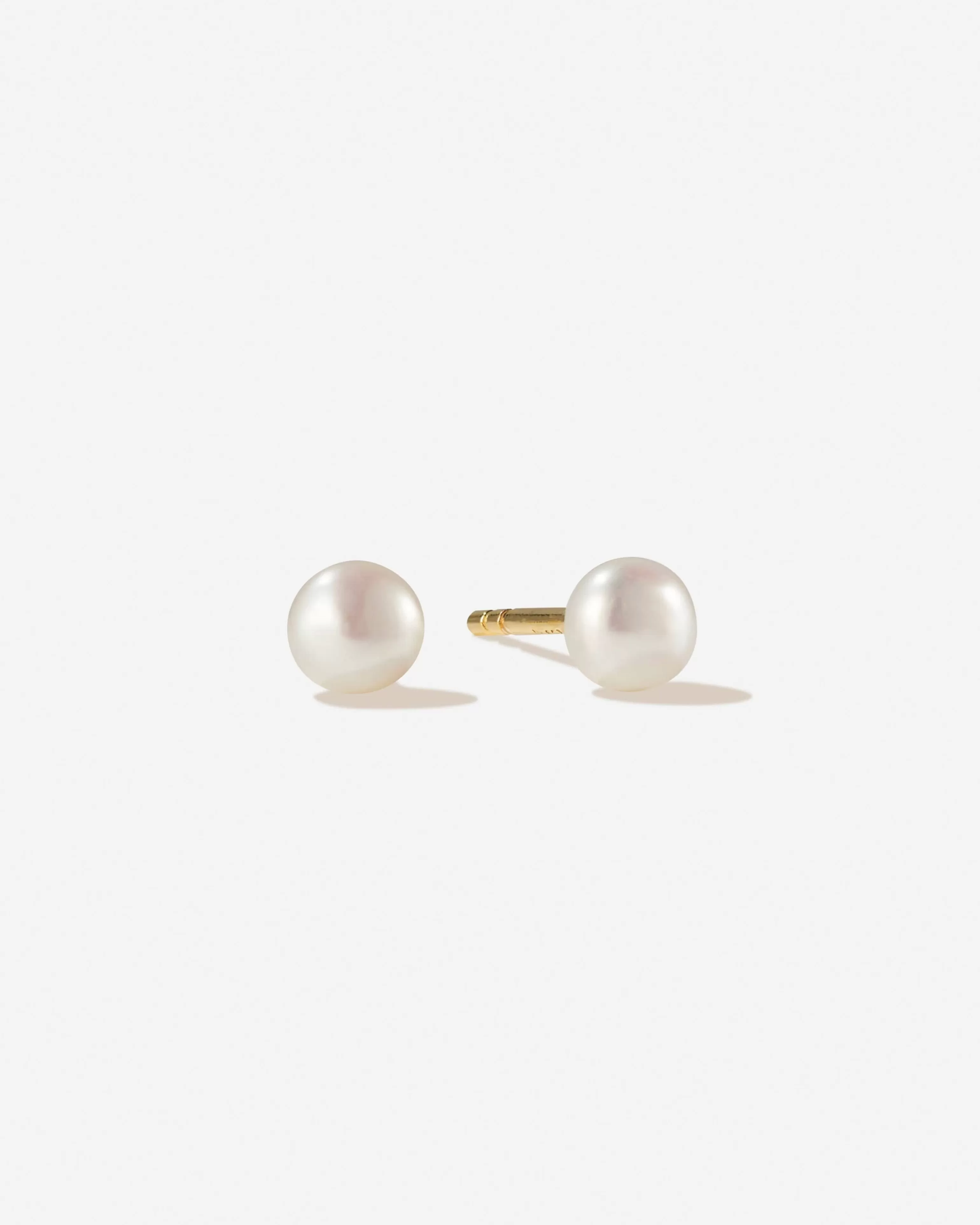 BRUNA The Label Studs | Perlen^Tahiti 14k Gold Studs 14k Gelbgold & Perlen