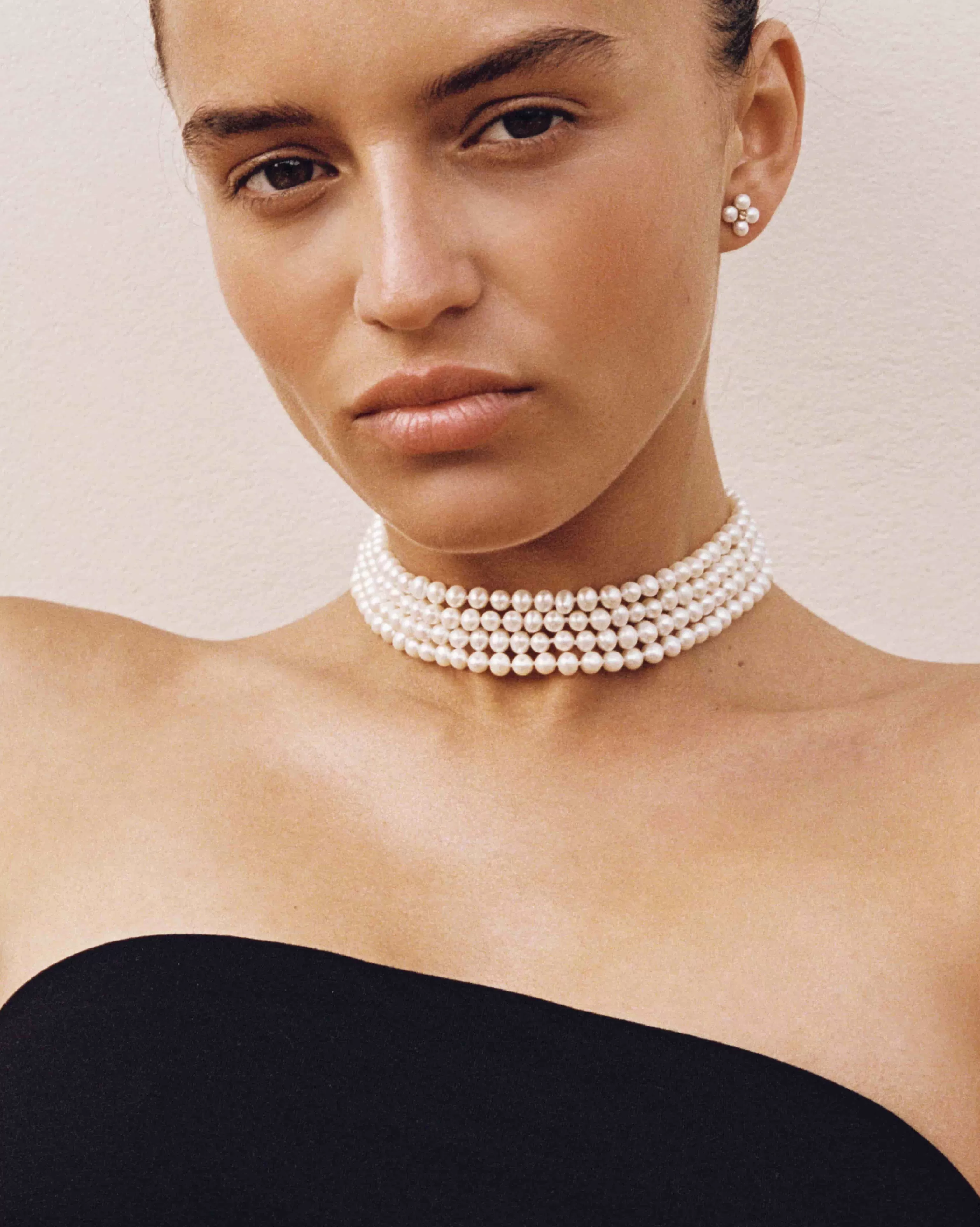 BRUNA The Label Perlen | Choker^Valence Choker 18k Gold Vermeil & Perlen