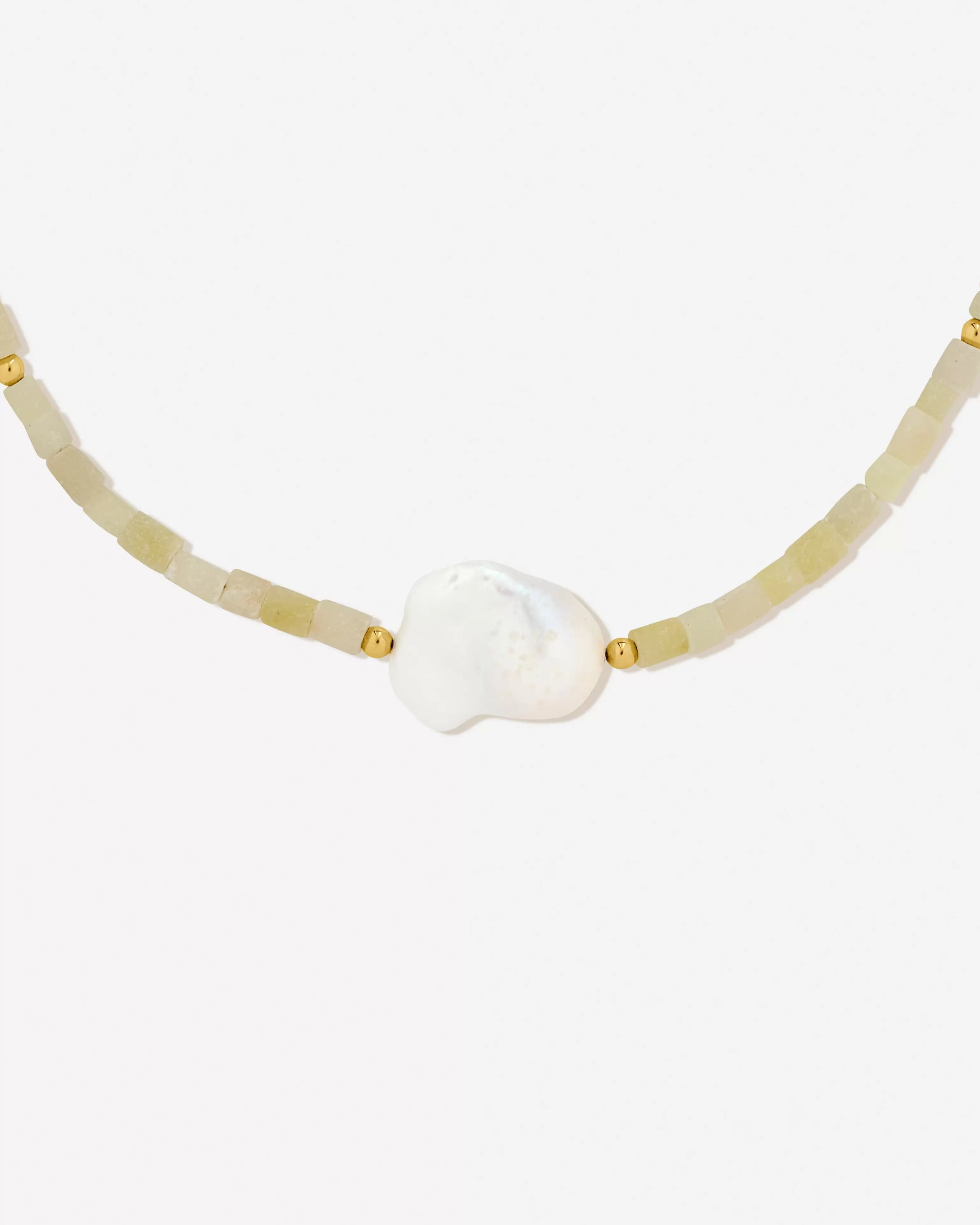 BRUNA The Label Perlen | Statement^Valencia Necklace 18k Gold Vermeil & Perlen