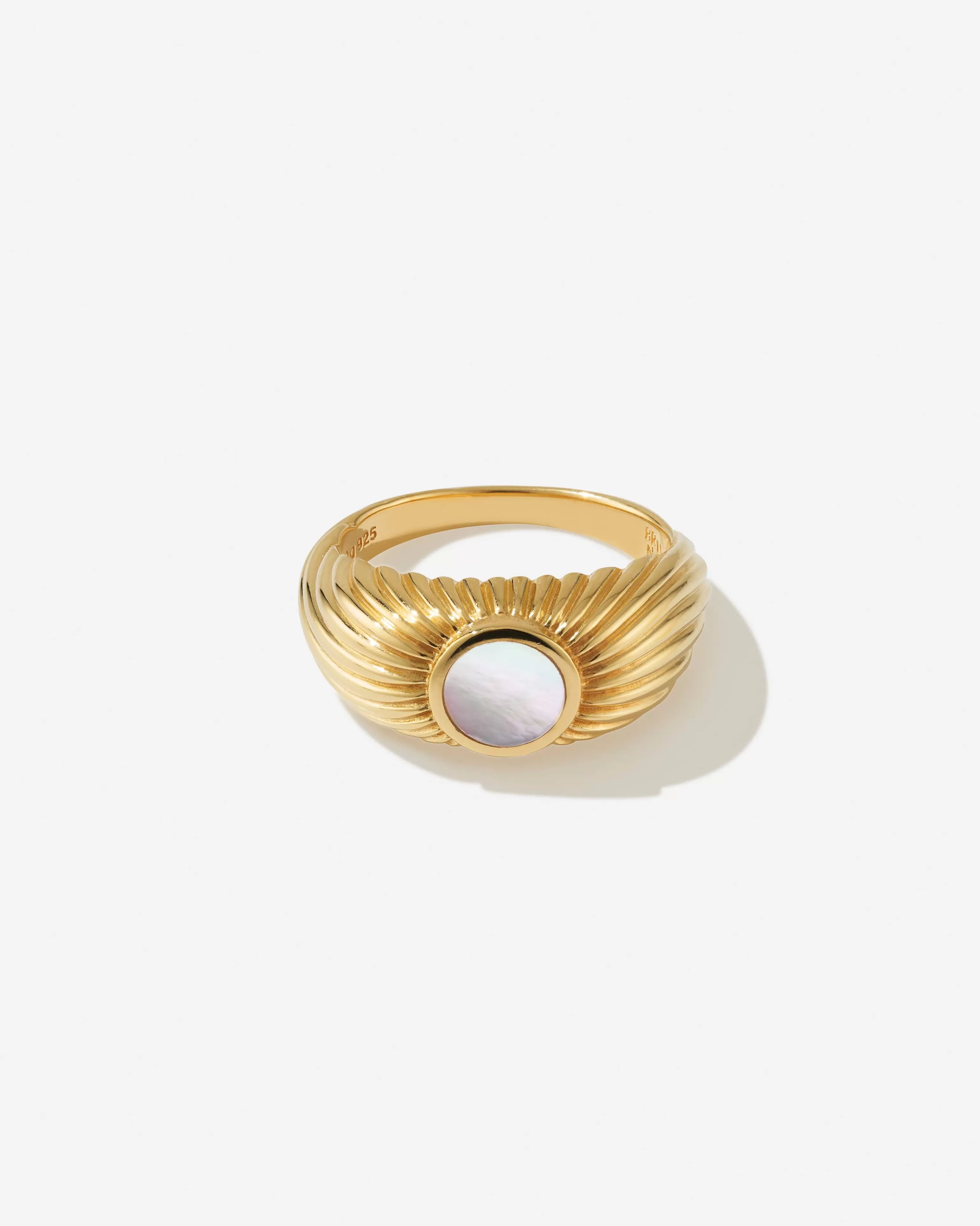 BRUNA The Label Edelsteine | Perlen^Viana Ring 18k Gold Vermeil & Perlen